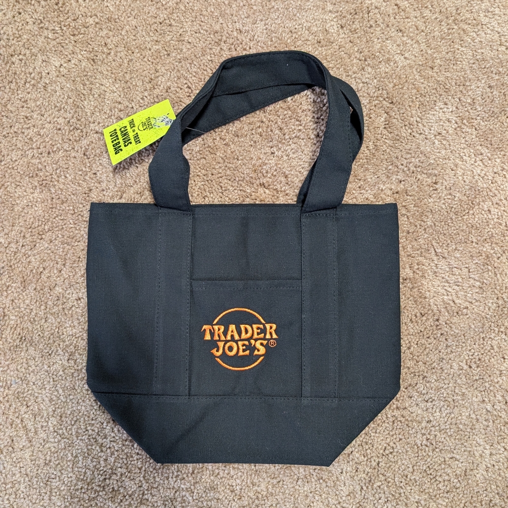 Trader Joe's Mini Canvas Tote - Halloween